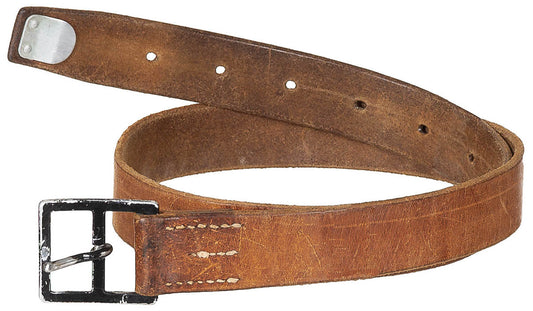 Suisse. Ceinture de pantalon, cuir, marron, 33 mm, occasion