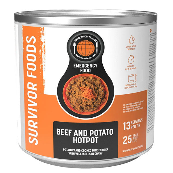 EXPEDITION FOODS, Beef and Potato Hotpot, 13 Mahlzeiten [Gluten & Dairy Free]