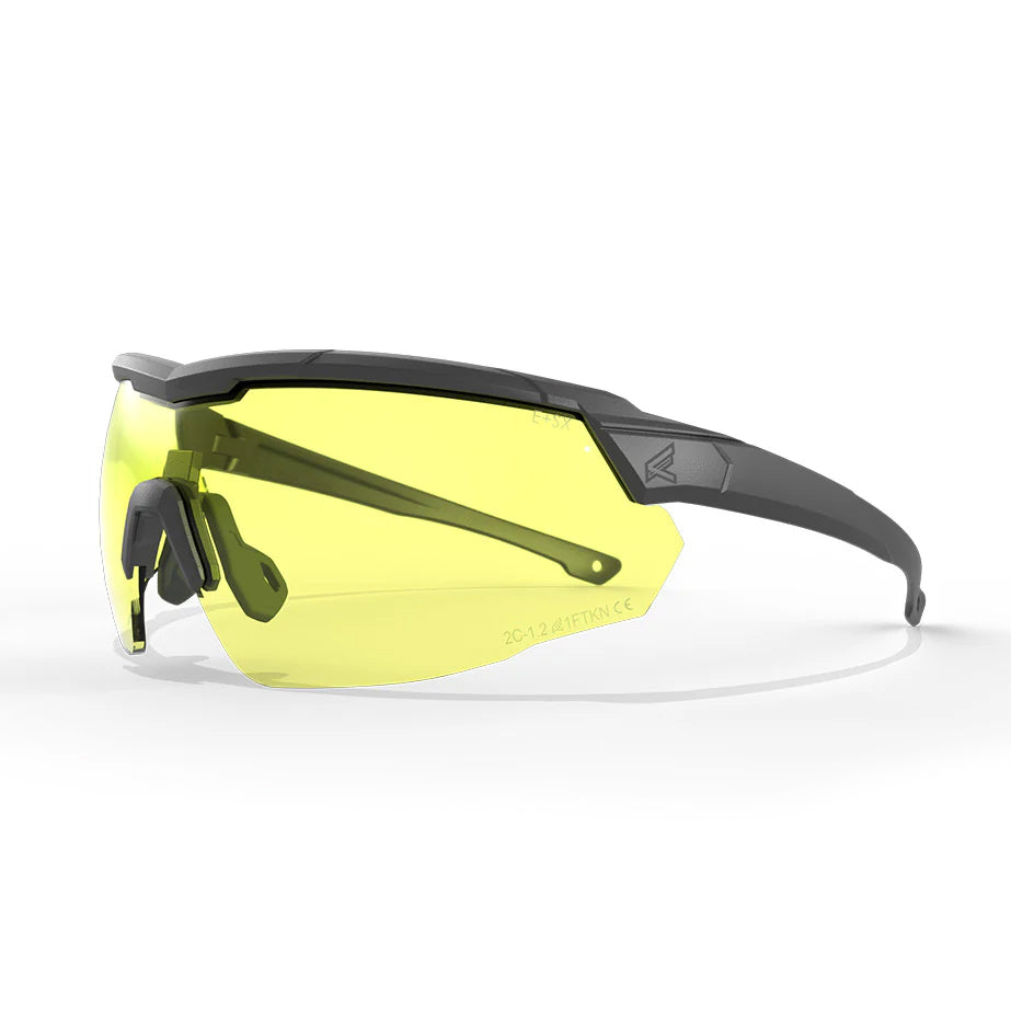 Schiessbrille ROLLING THUNDER, Black Frame, Vapor Shield Yellow Lens