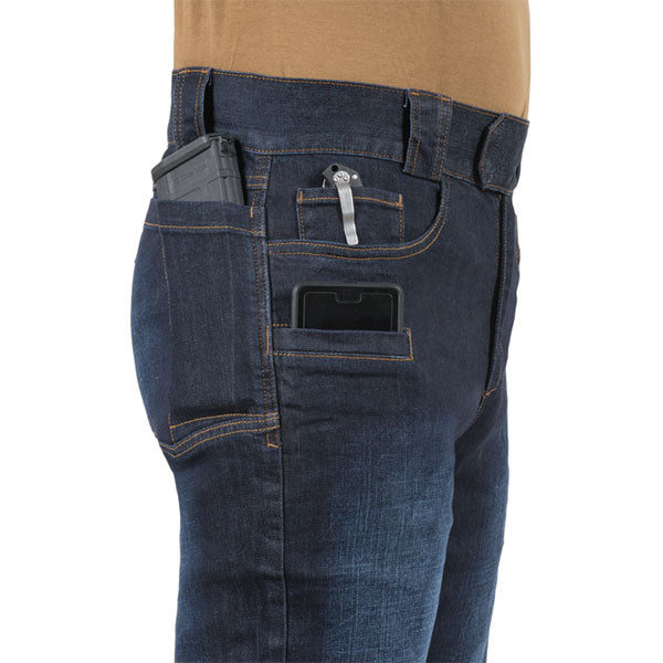 Pantalon en jean GREYMAN TACTICAL JEANS DENIM MID, bleu jean