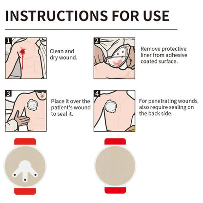 Chest Seal Vented (2er-Pack)