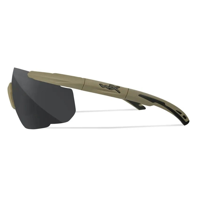 WILEY-X Sonnenbrille SABER ADVANCED, Three Lens Kit, grau/klar/helles orange, matt Tarnfarbe