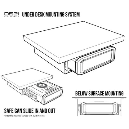 Smart Station Under Table Mount für DS2i