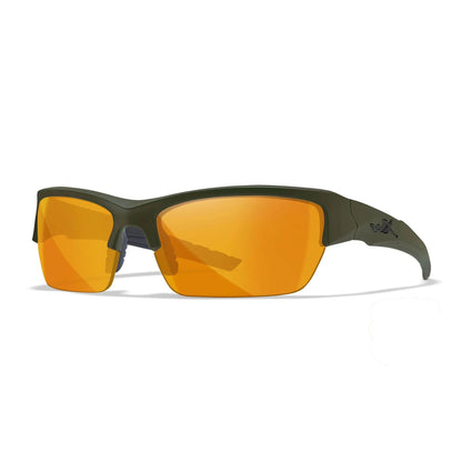 WILEY-X Sonnenbrille WX VALOR 2.5, Three Lens Kit, grau/klar/helles orange, matt grün