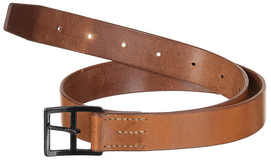 Suisse. Ceinture de pantalon, cuir, marron, 33 mm, comme neuve.