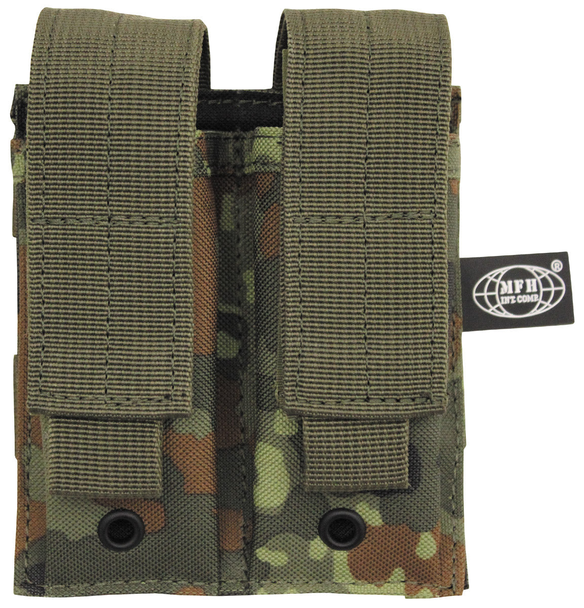 Magazintasche, 2-fach, klein, "MOLLE",flecktarn