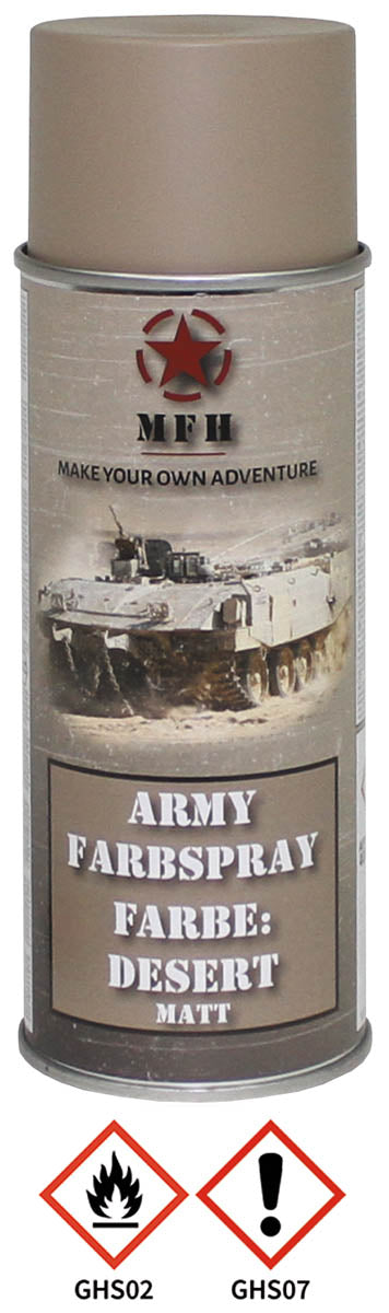 Spray couleur Army, DESERT, mat, 400 ml