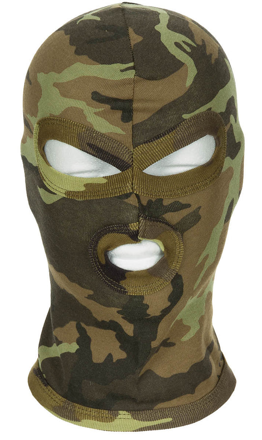 Balaclava, 3-Loch, dünn, M 95 CZ tarn, 100 % Baumwolle