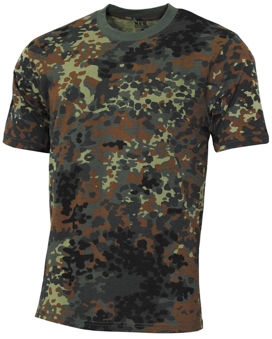 T-shirt enfant, "Basic", camouflage, 140-145 g/m²