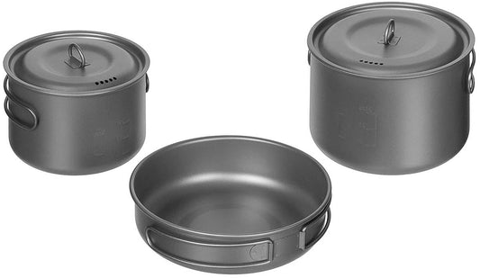 Set da cucina, titanio, 5 pezzi