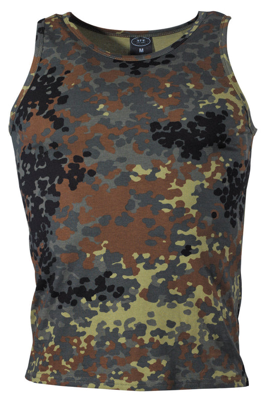 US Tarn Tank-Top, flecktarn, 170 g/m²