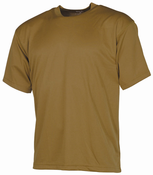 T-shirt "Tactical", demi manches, beige coyote