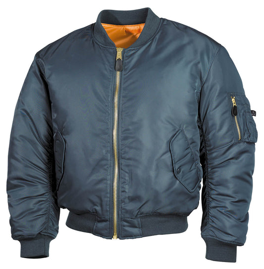 US Pilotenjacke MA1, alphablau