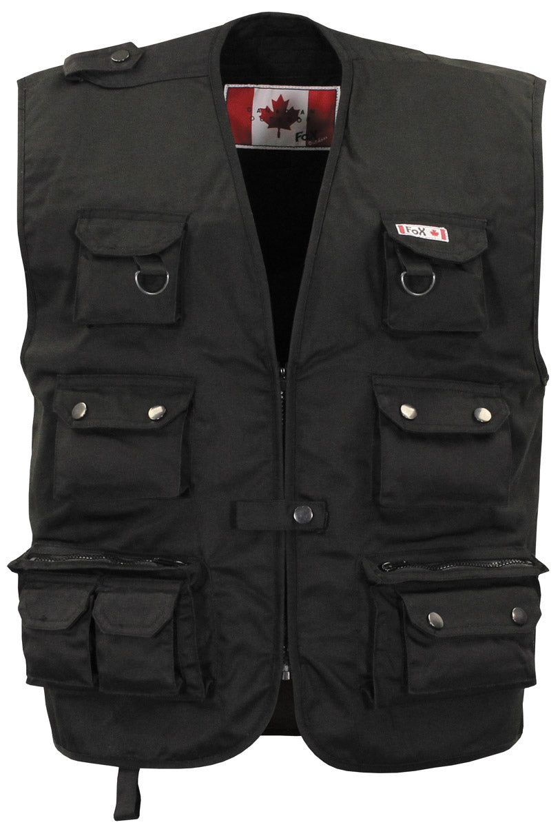 Gilet outdoor, noir, version lourde