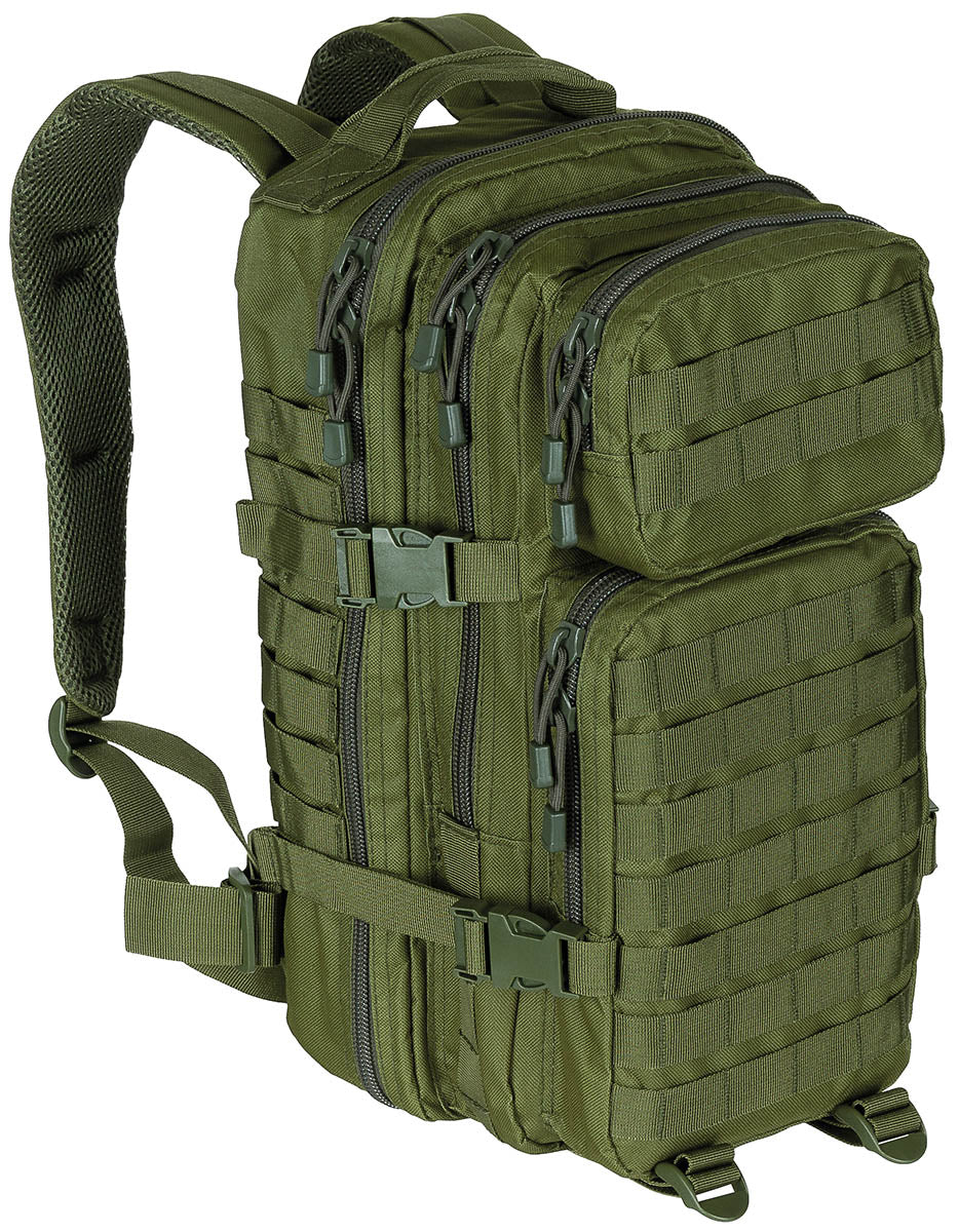 US Rucksack, Assault I, "Basic", oliv