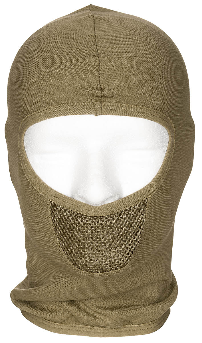 Balaclava, "Tactical", 1-Loch, coyote tan