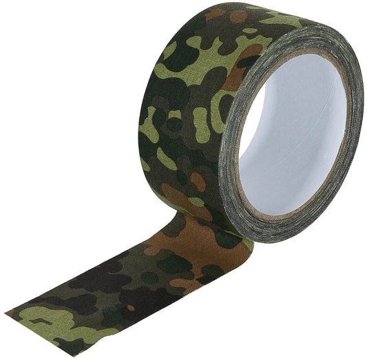 Klebeband Gewebe, ca. 5 cm x 10 m, flecktarn