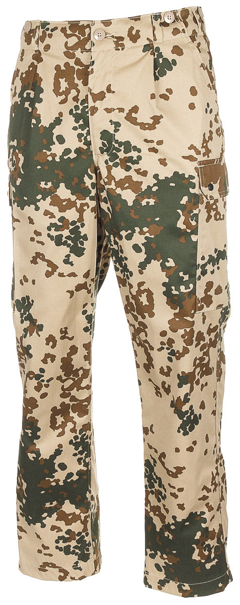 Pantalon de campagne BW, camouflage tropical, 3 couleurs, selon TL original