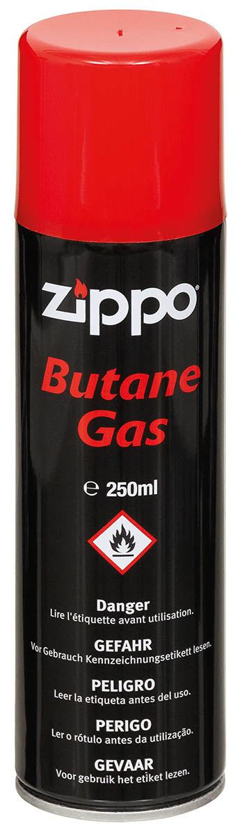 Briquet Zippo à gaz, butane, 250 ml