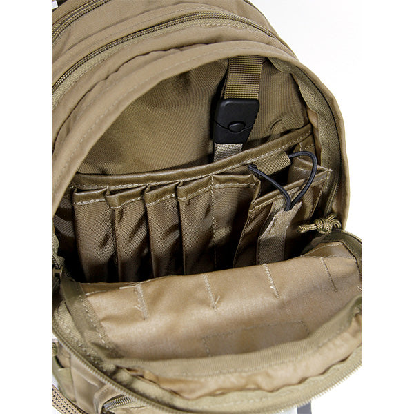 Zaino idrico tattico COMMANDER 10L, coyote