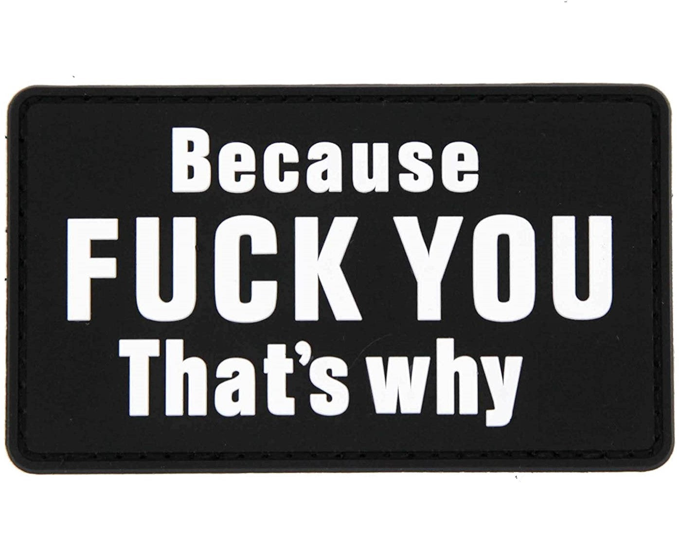 Morale Patch BECAUSE F*** YOU THAT'S WHY