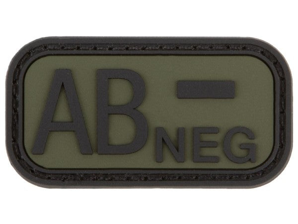 Morale Patch GRUPPO SANGUE AB- NEG