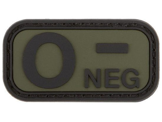 Morale Patch GRUPPO SANGUE 0- NEG