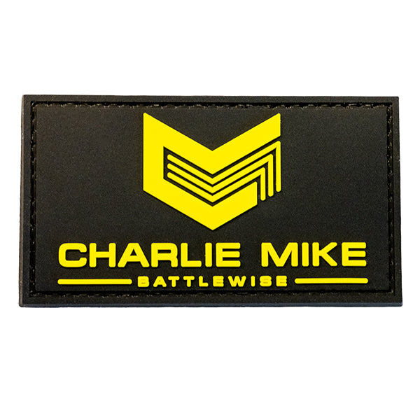 Logo del marchio patch morale CHARLIE MIKE