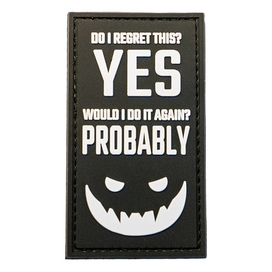 Morale Patch Me ne pento? SÌ. - LO FAREI ANCORA? PROBABILMENTE.