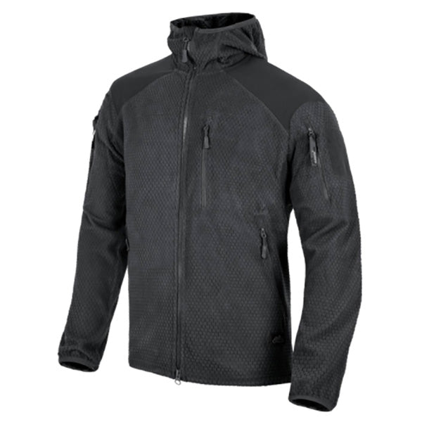 Felpa leggera ALPHA HOODIE JACKET, nera