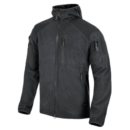 Felpa leggera ALPHA HOODIE JACKET, nera