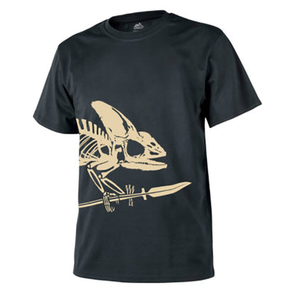 T-SHIRT, FULL BODY SKELETON, black