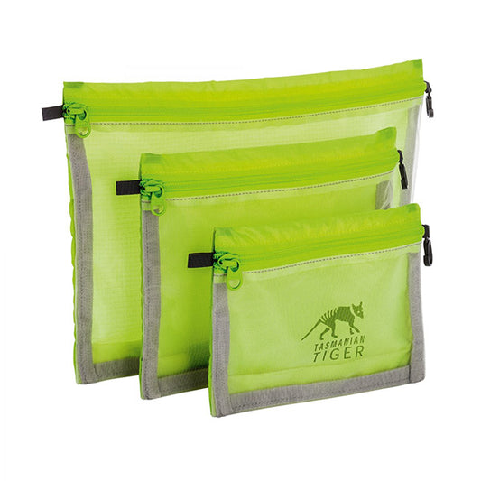 Set de sacs en filet TT MESH POCKET SET, jaune sécurité