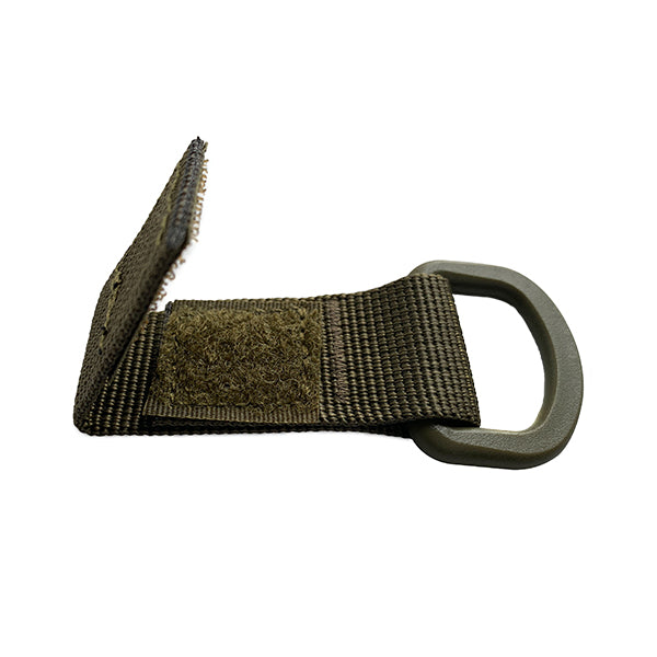 Confezione da 2: portachiavi MOLLE VELCRO KEYCHAIN, OD verde