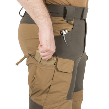 Outdoor-Hose HYBRID OUTBACK PANT, coyote/taiga green