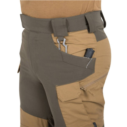 Outdoor-Hose HYBRID OUTBACK PANT, coyote/taiga green