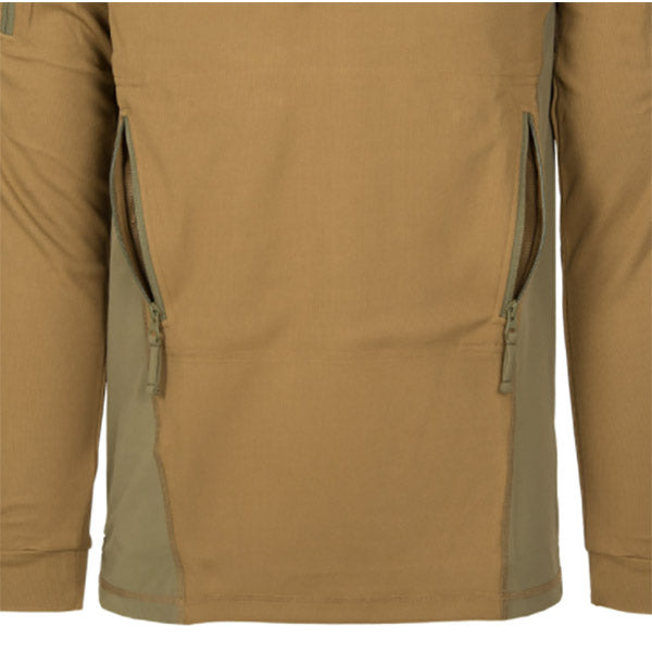 Sweat à capuche tactique RANGE TOPCOOL, vert olive/noir