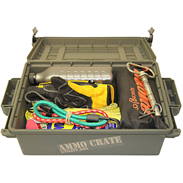 Boîte à munitions AMMO CRATE UTILITY BOX ACR4, vert armée