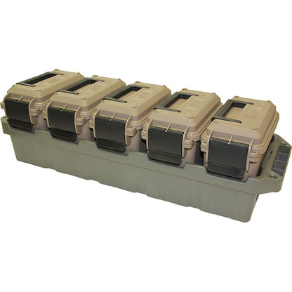 Scatole portamunizioni 5-CAN AMMO CRATE MINI AC5C, terra scuro/verde