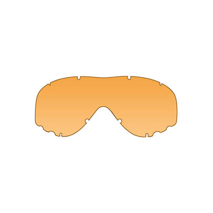 Goggles SPEAR, grau/klar/helles orange