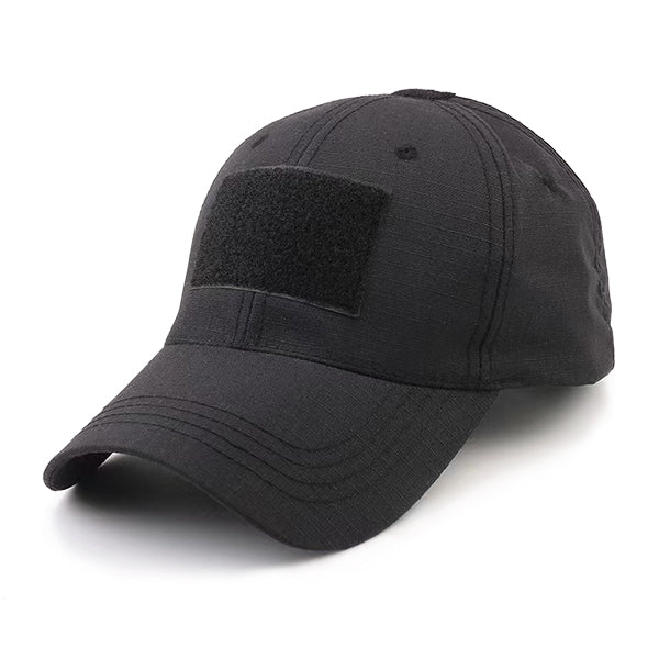 Baseball-Kappe TAC BASE CAP, Ripstop, Velcro, black One size