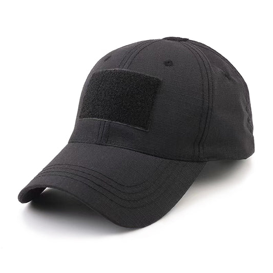 Casquette baseball TAC BASE CAP, ripstop, Velcro, noir Taille unique