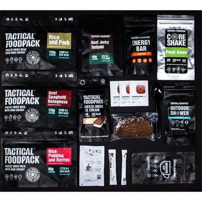 3-Mahlzeiten Tactical Ration Bag HOTEL, 741g