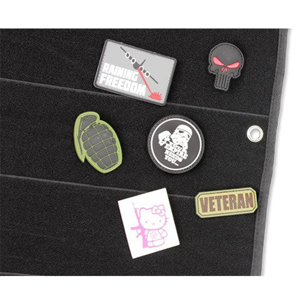 Klett-Panel LARGE VELCRO PANEL, black