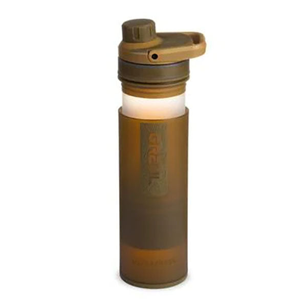 Filtro acqua ULTRAPRESS PURIFIER BOTTLE, marrone coyote