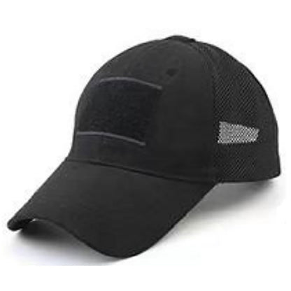 Casquette baseball TAC BASE CAP MESH, ripstop, Velcro, noir Taille unique