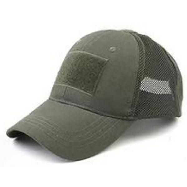 Casquette baseball TAC BASE CAP MESH, ripstop, Velcro, olive Taille unique