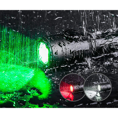 Kit de chasse avec lampe de poche LED T53 SET, 760 lumens, blanc/vert/rouge (batterie incluse)