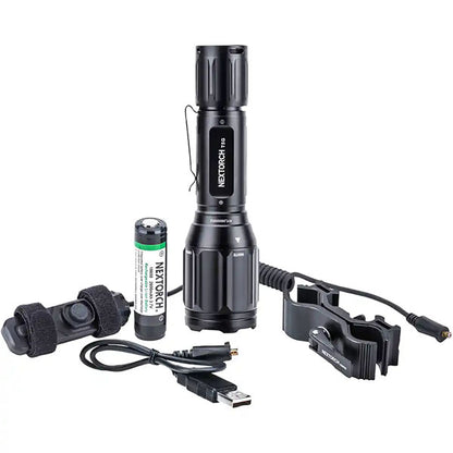 Set da caccia con torcia a LED T5G SET V2.0, 1.200 lumen (170 lumen verde) (batteria inclusa)