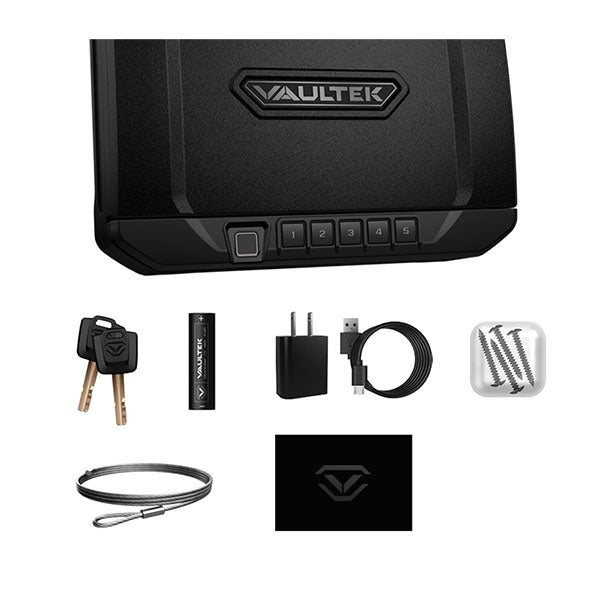 Mobiler Safe 20 SERIES - Bluetooth 2.0, covert black (biometrisch)